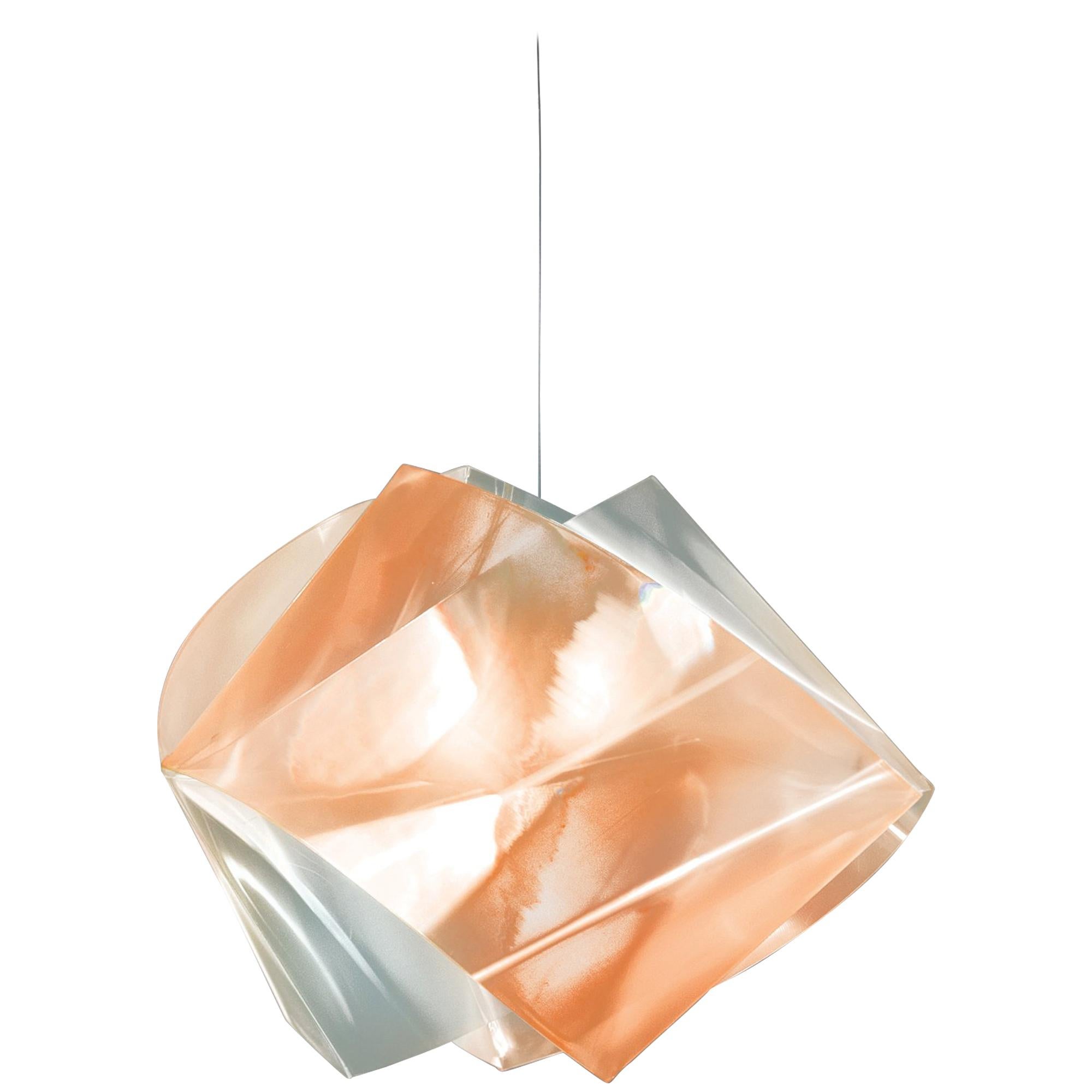 SLAMP Gemmy Pendant Light in Amber by Spalletta, Croce, Ragnisco & Wijffels