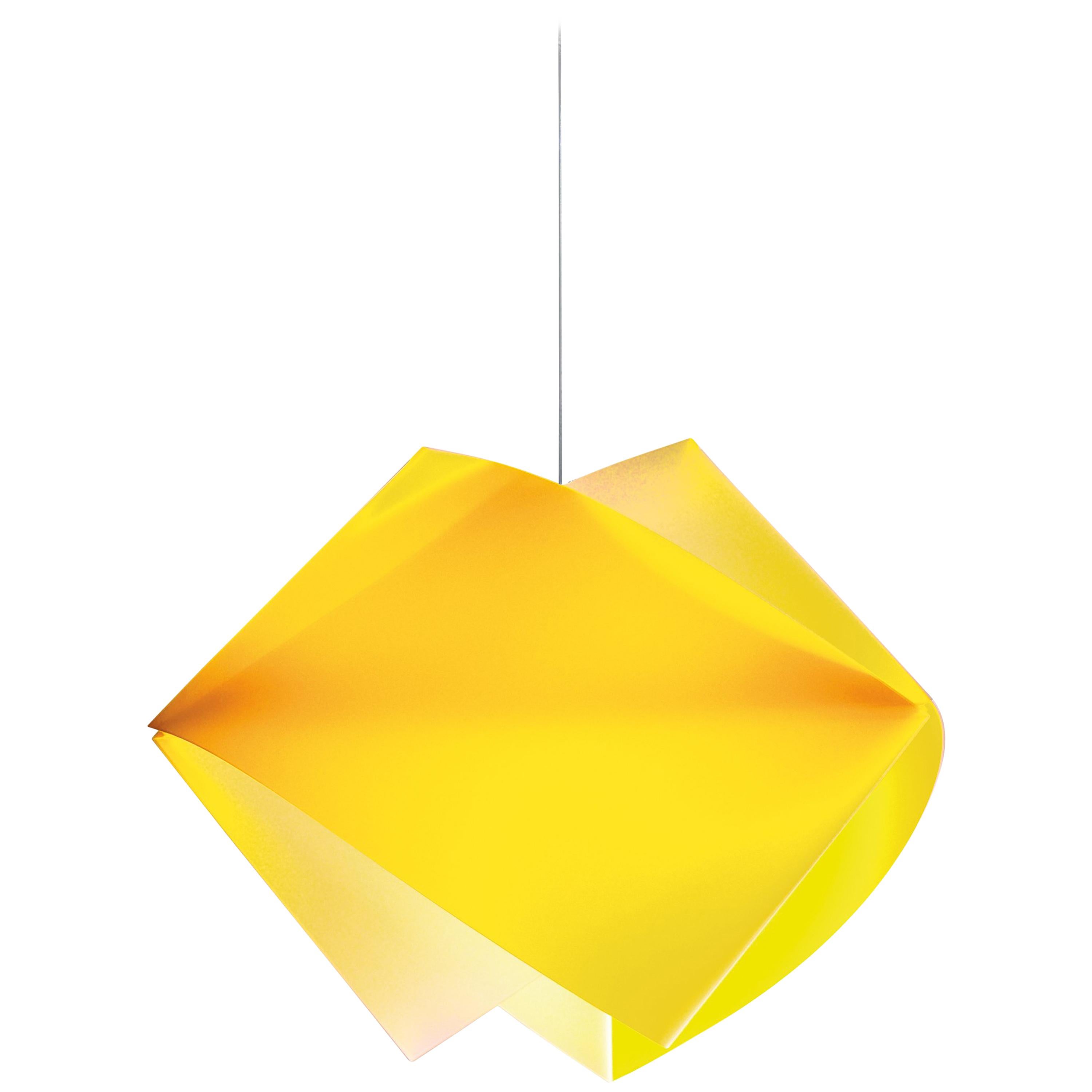 Lampe à suspension SLAMP Gemmy jaune par Spalletta, Croce, Ragnisco & Wijffels