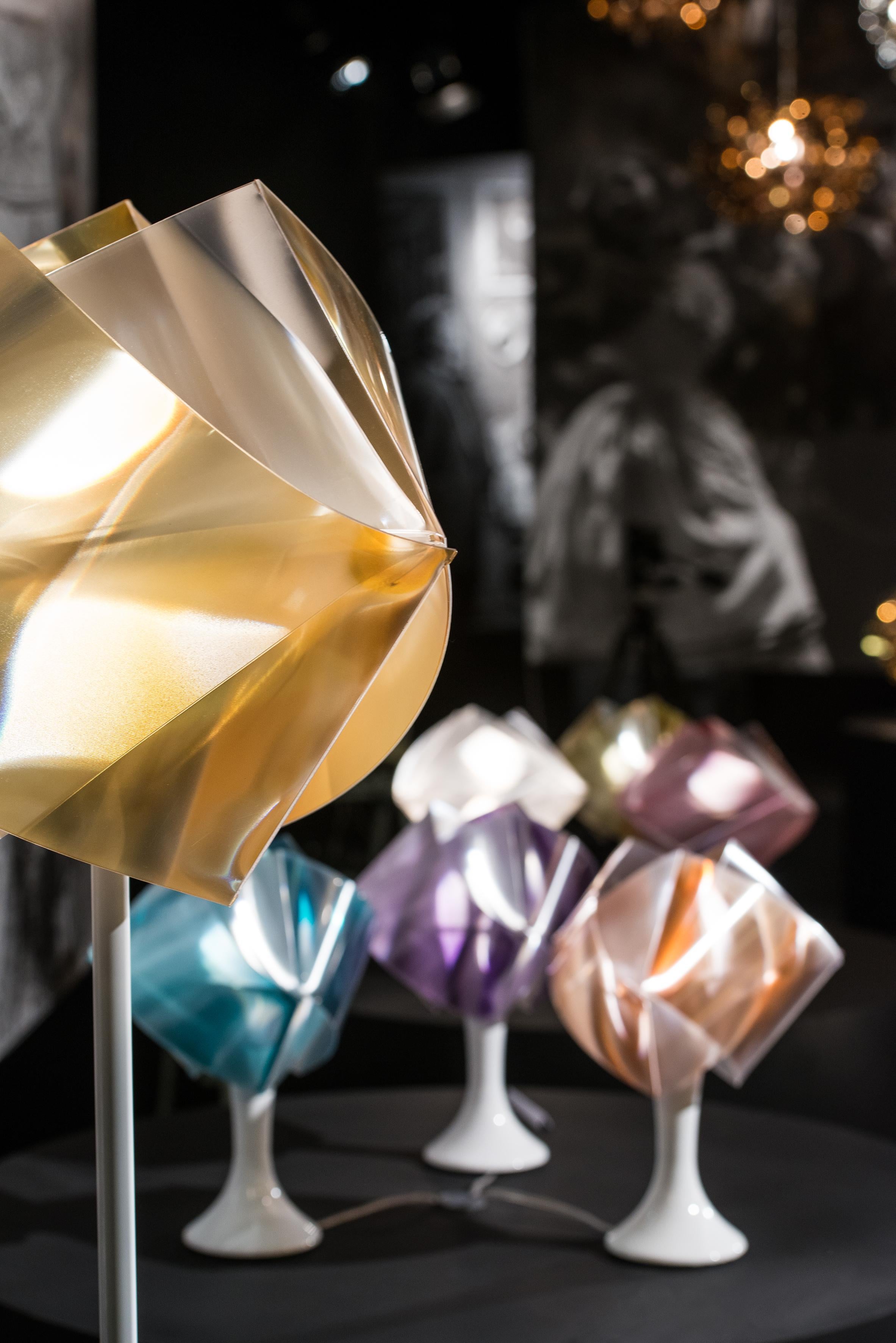 Modern Slamp Gemmy Prisma Table Light in Amber by Spalletta, Croce, Ragnisco & Wijffels For Sale