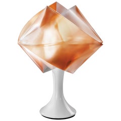 SLAMP Gemmy Prisma Table Light in Amber by Spalletta, Croce, Ragnisco & Wijffels