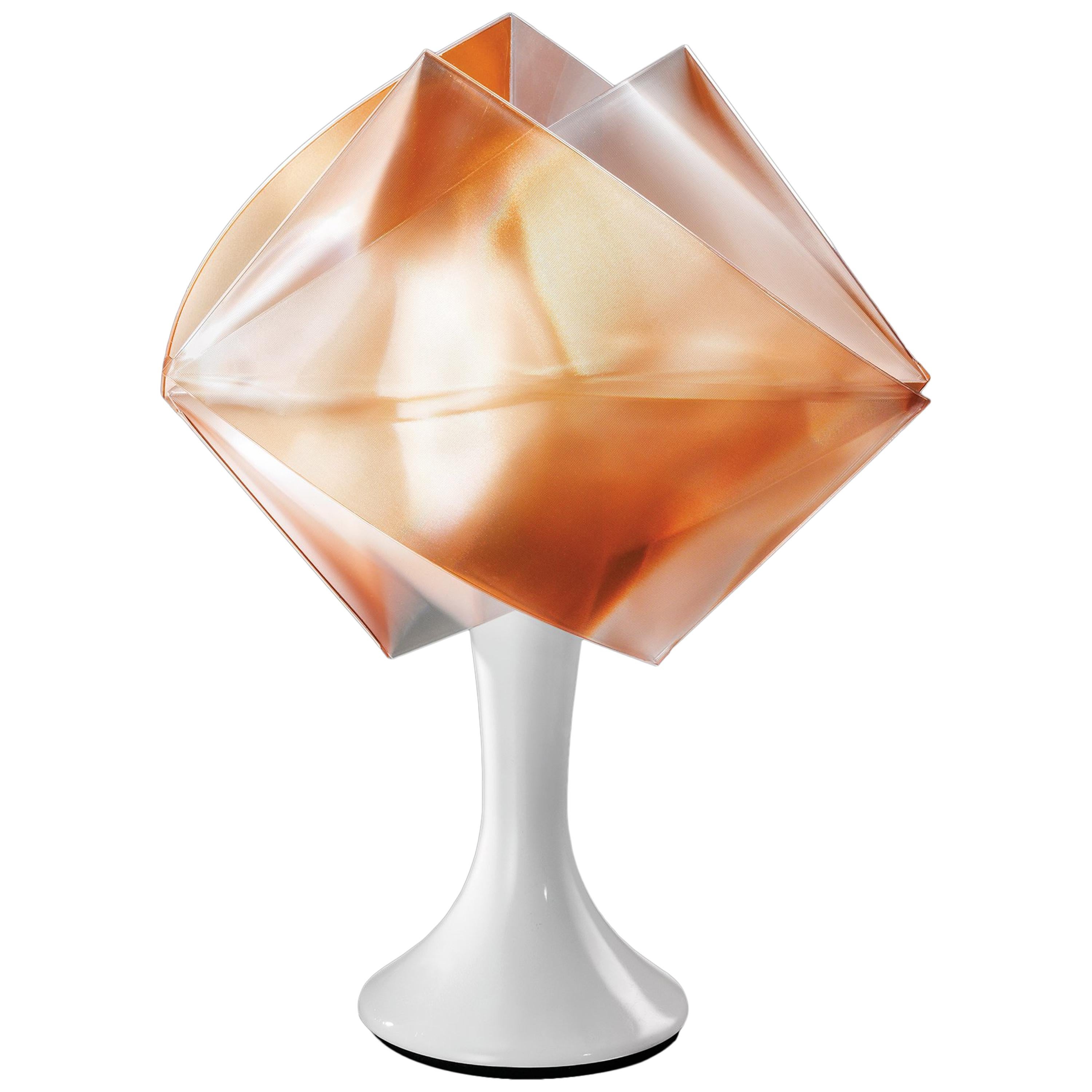 Slamp Gemmy Prisma Table Light in Amber by Spalletta, Croce, Ragnisco & Wijffels For Sale
