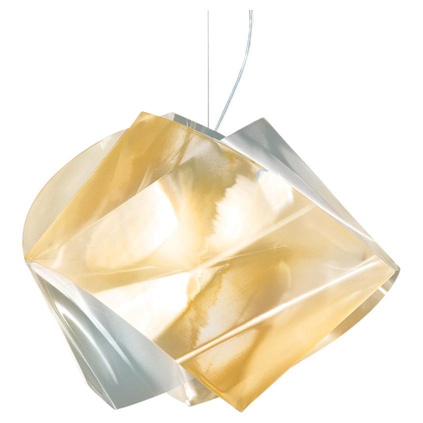 SLAMP Gemmy Suspension Prisma/Gold by Spalletta, Croce, Ragnisco & Wijffels