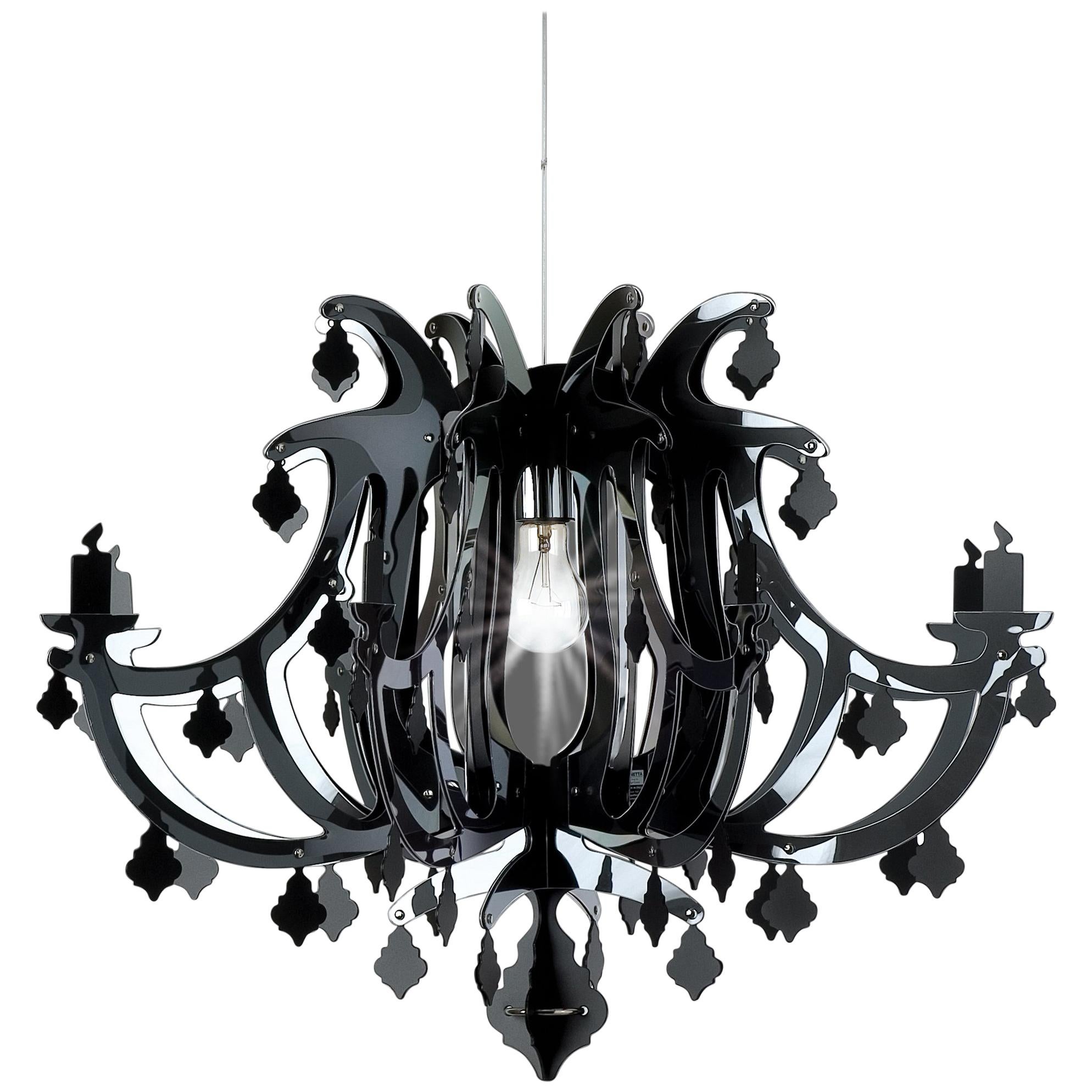 SLAMP Ginetta Pendant Light in Black by Nigel Coates For Sale at 1stDibs