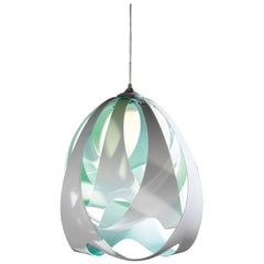 SLAMP Goccia-Pendelleuchte in Aqua von Nigel Coates