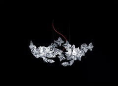 Petite lampe suspendue Hanami SLAMP  w/ Red Wire par Adriano Rachele