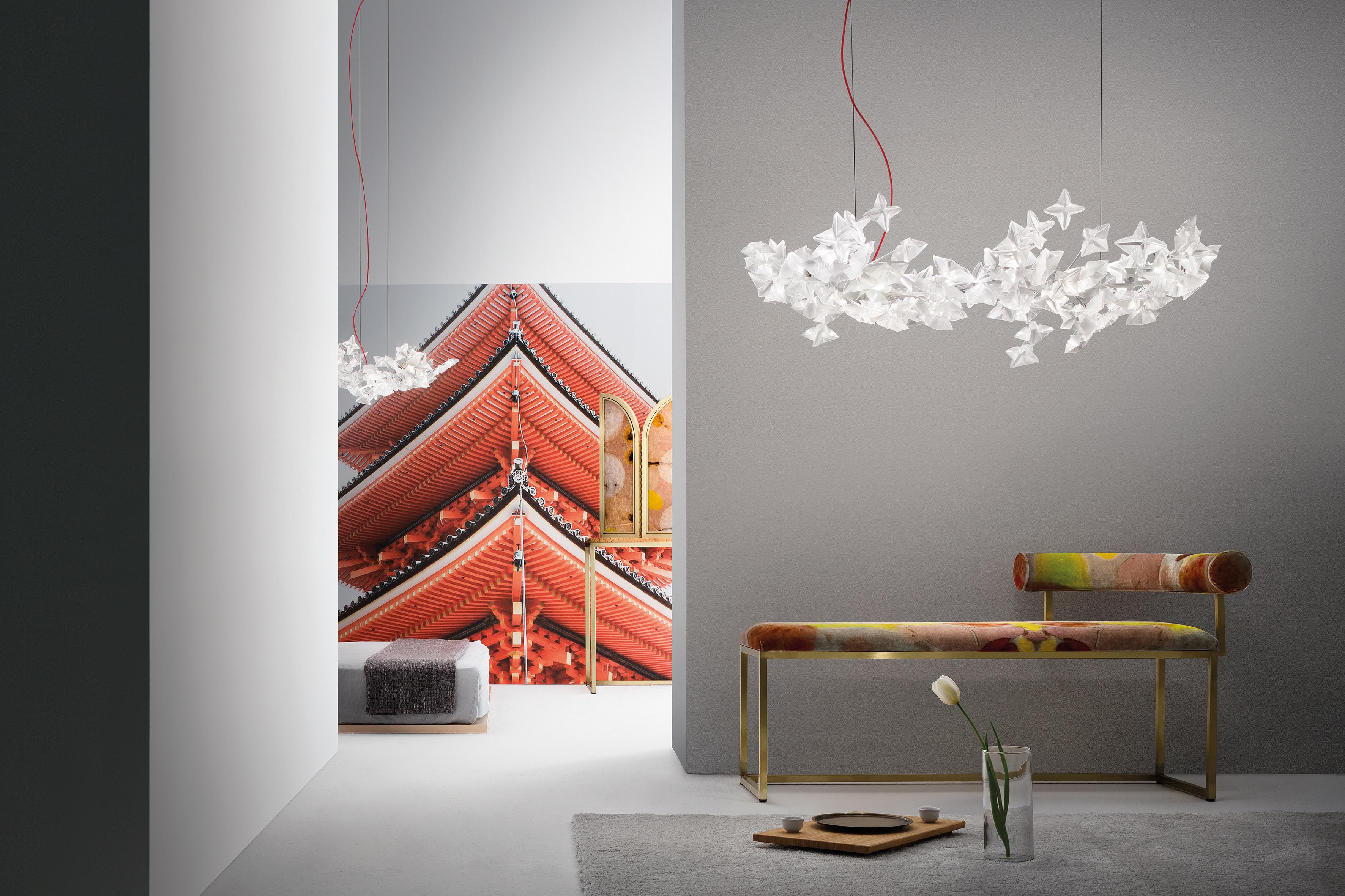 Petite lampe suspendue Hanami SLAMP  w/ Red Wire par Adriano Rachele Neuf - En vente à Pomezia, Rome