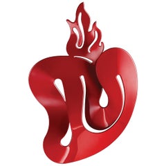 SLAMP Illuminati Cuore Wall Sconce in Red by Nigel Coates