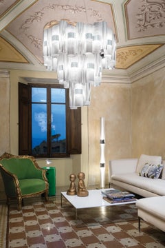 SLAMP La Lollo Extra Large Pendant Light in White  by Lorenza Bozzoli