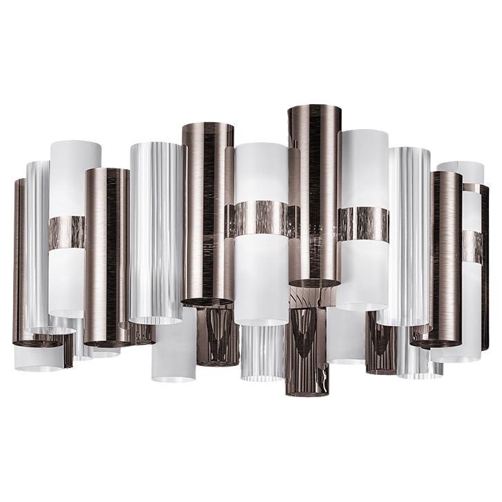 SLAMP La Lollo Large Suspension in Pewter by Lorenza Bozzoli