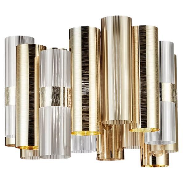 SLAMP La Lollo Medium Suspension in Gold by Lorenza Bozzoli