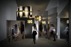 SLAMP La Lollo Medium Suspension in Pewter by Lorenza Bozzoli