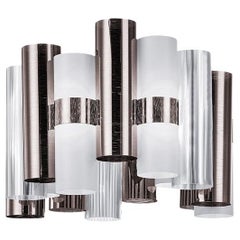 SLAMP La Lollo Medium Suspension in Pewter by Lorenza Bozzoli