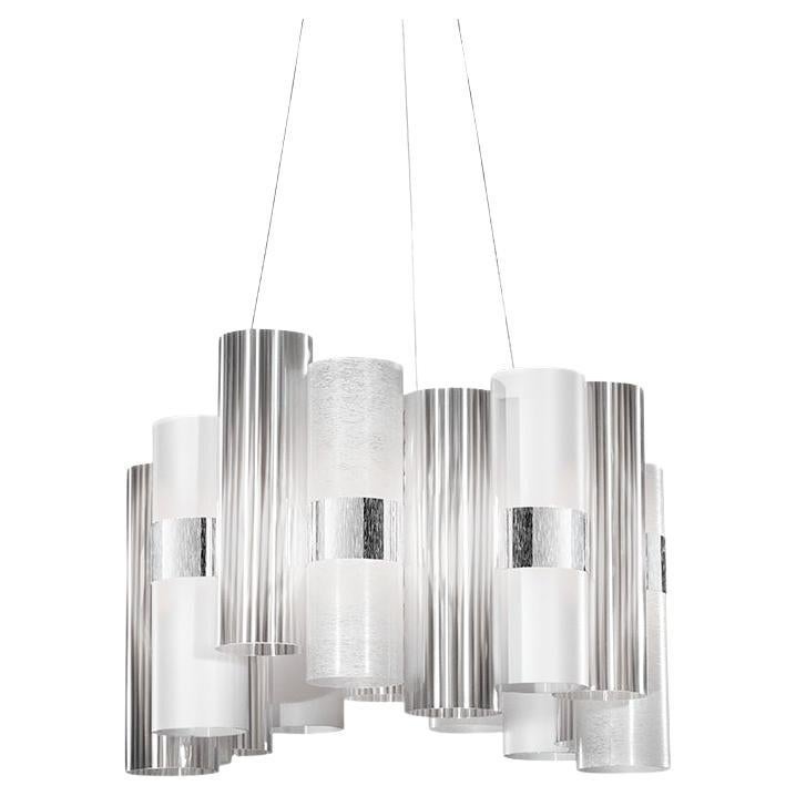 SLAMP La Lollo Medium Suspension in White by Lorenza Bozzoli For Sale