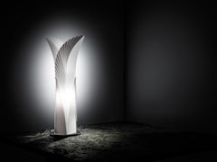 Slamp Las Palmas Large Floor Light in White di Jonas Clementoni
