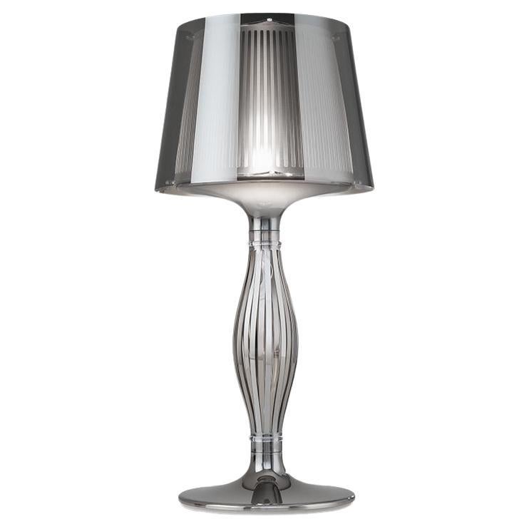 SLAMP Liza Table Light in Pewter by Elisa Giovannoni For Sale