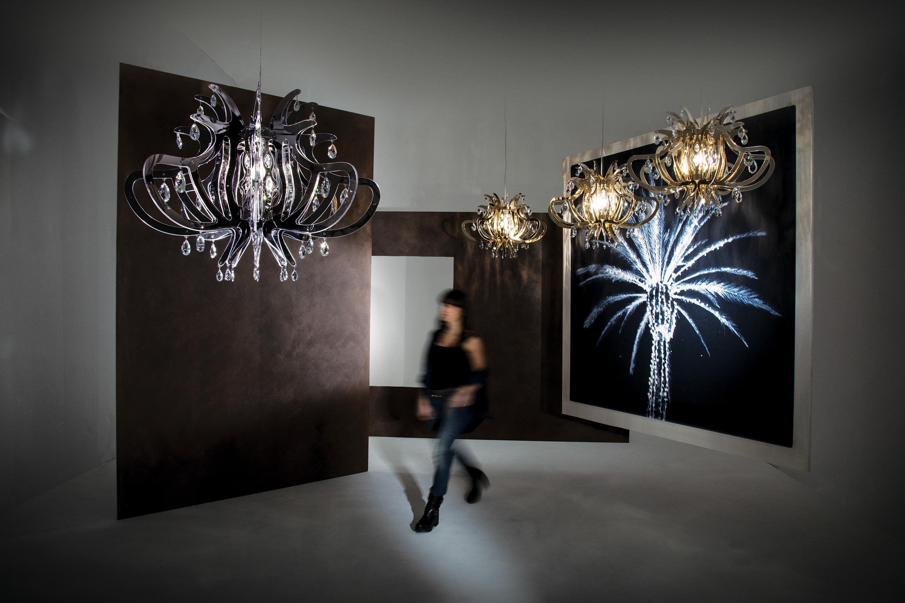 SLAMP Medusa Pendant Light in Black by Nigel Coates In New Condition For Sale In Pomezia, Rome