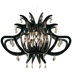 SLAMP Medusa Pendelleuchte in Schwarz von Nigel Coates