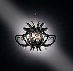SLAMP Medusa Pendant Light in Pewter by Nigel Coates