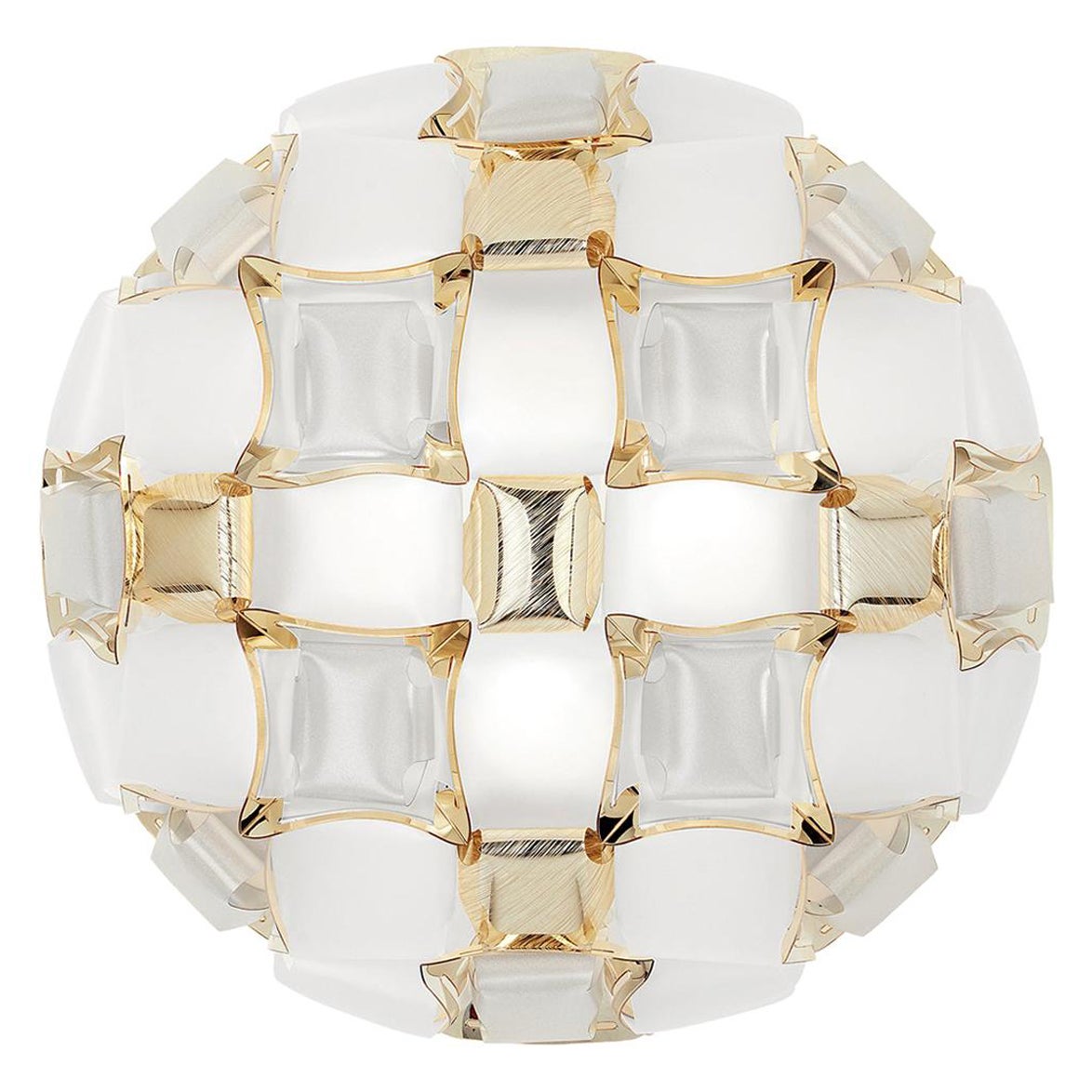 Slamp Mida Aplique/Techo GRANDE Oro Blanco by Adriano Rachele en venta