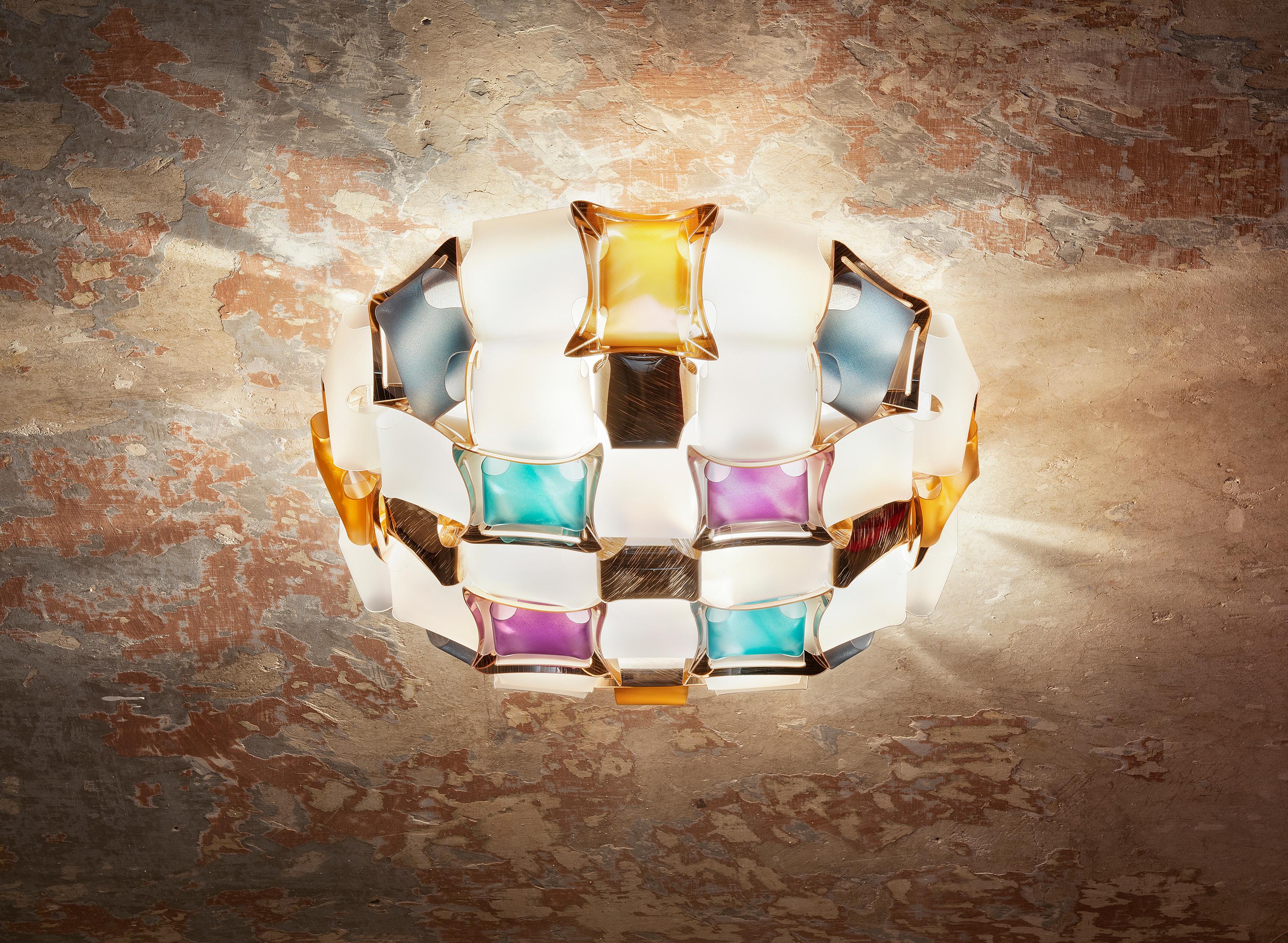 Modern Slamp Mida Wall/Ceiling Light Multicolor by Adriano Rachele For Sale