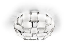 Slamp Mida Wand/Decke Großes Weißes Platin von Adriano Rachele