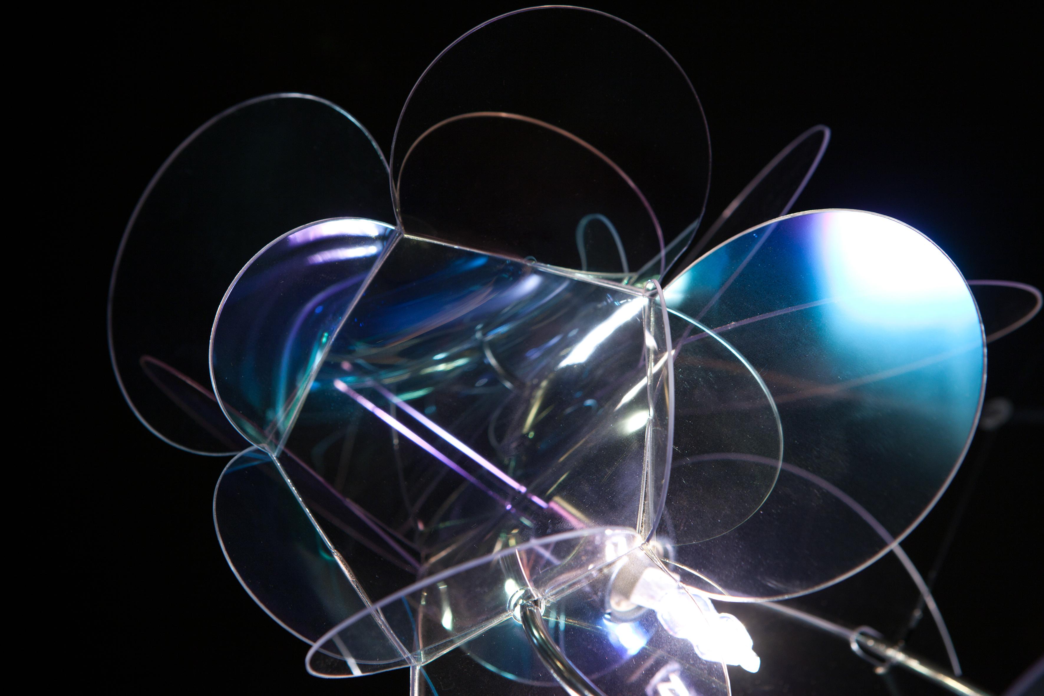 Modern SLAMP Mille Bolle Pendant Light in Iridescent by Adriano Rachele