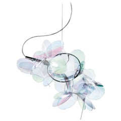 SLAMP Mille Bolle Pendant Light in Iridescent by Adriano Rachele