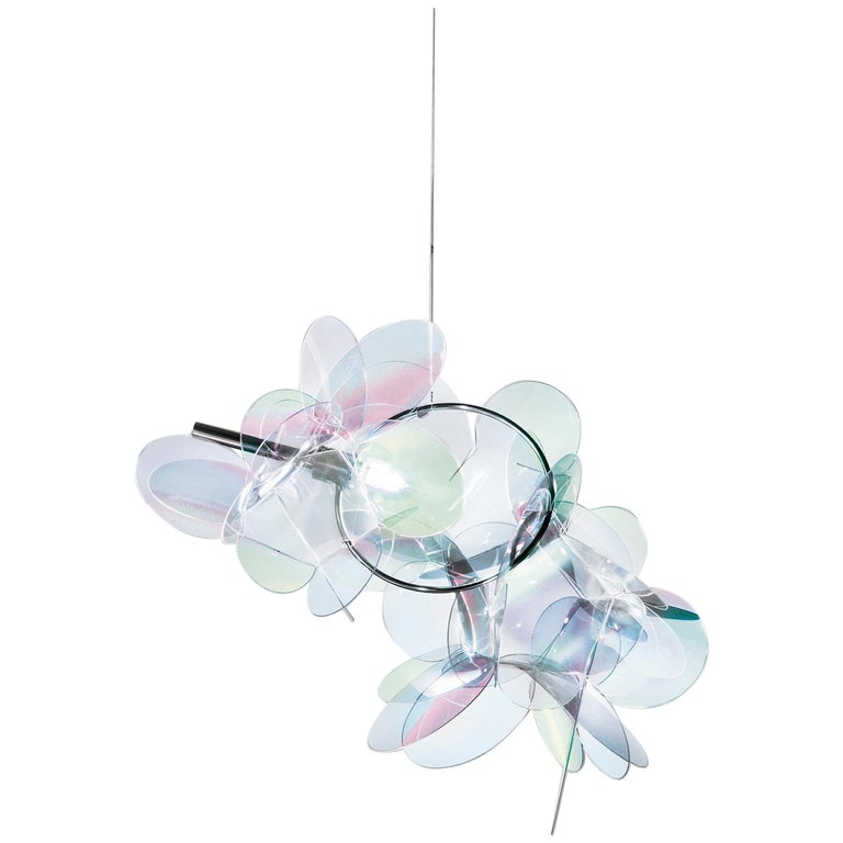 Slamp Mille Bolle Pendant Light In Iridescent By Adriano Rachele