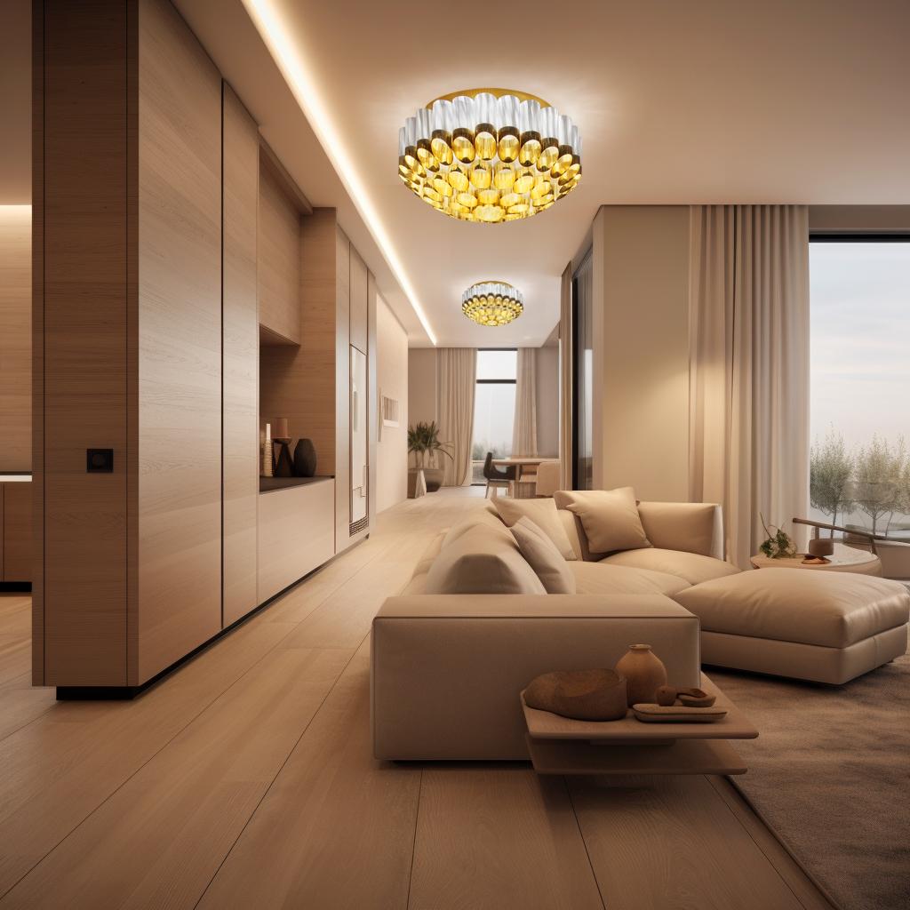 Slamp Odeon 65 Ceiling - Gold Ceiling Light by Lorenza Bozzoli Neuf - En vente à Pomezia, Rome