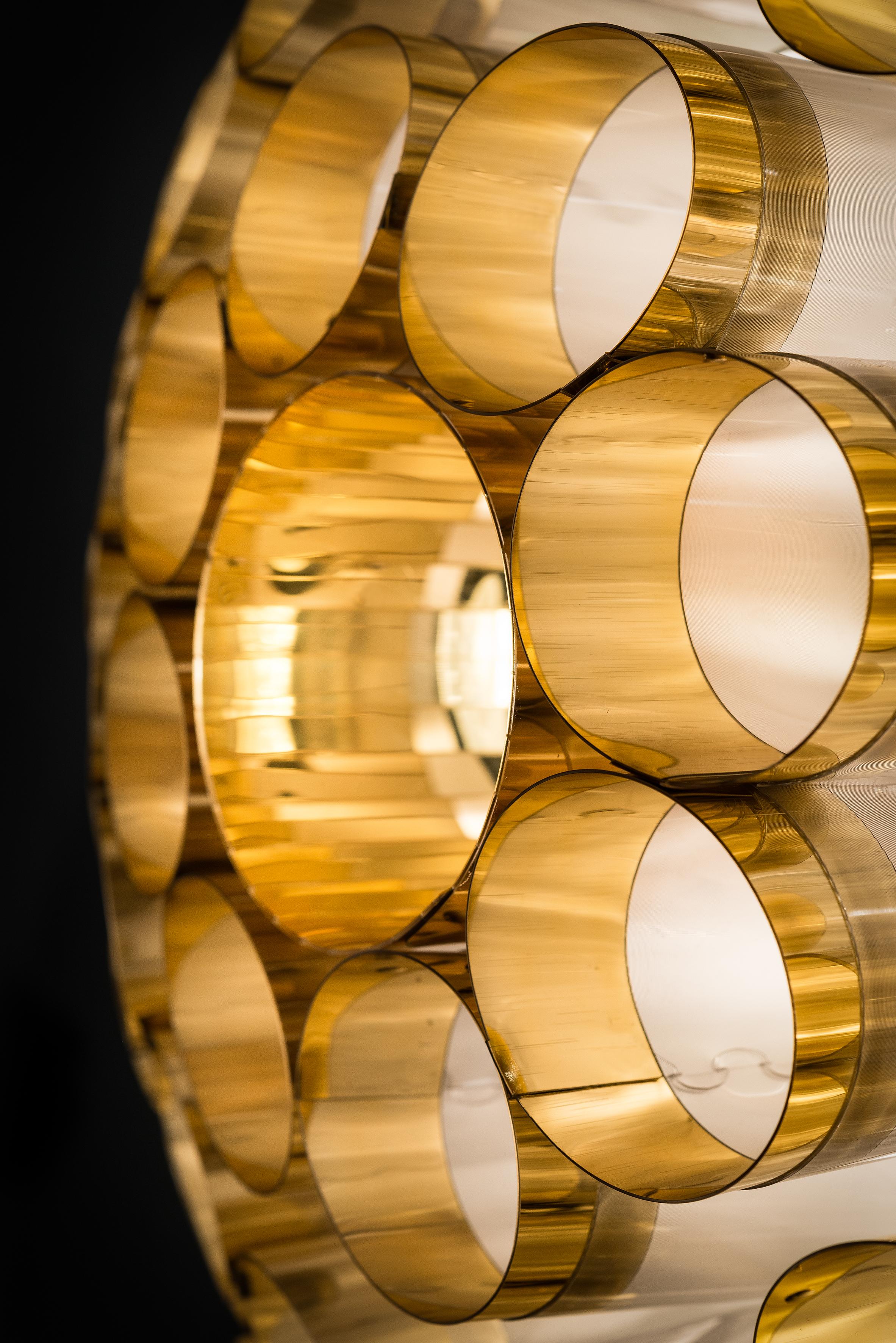 Autre Slamp Odeon 65 Ceiling - Gold Ceiling Light by Lorenza Bozzoli en vente
