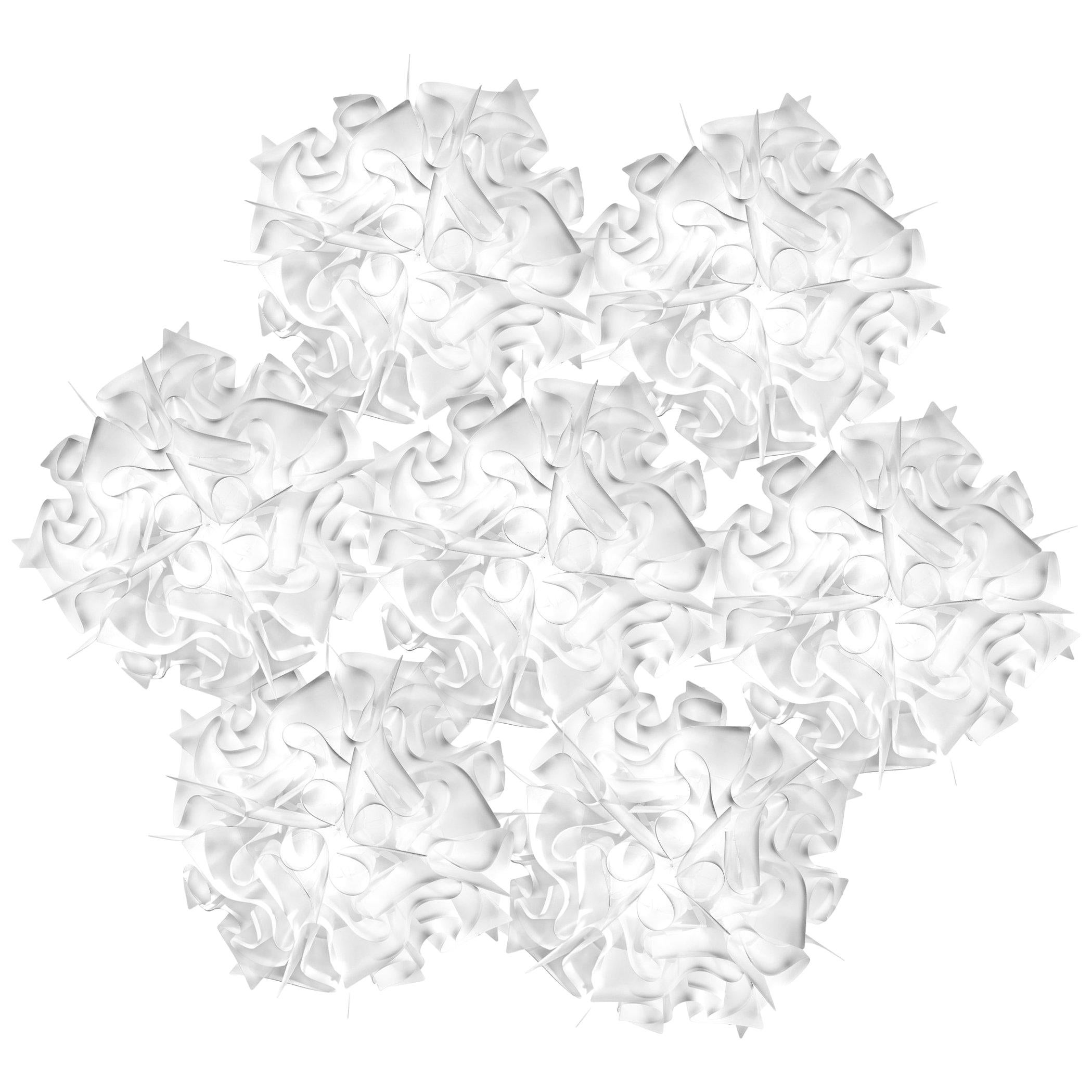 Slamp Veli 7 Pendant Light in White by Adriano Rachele