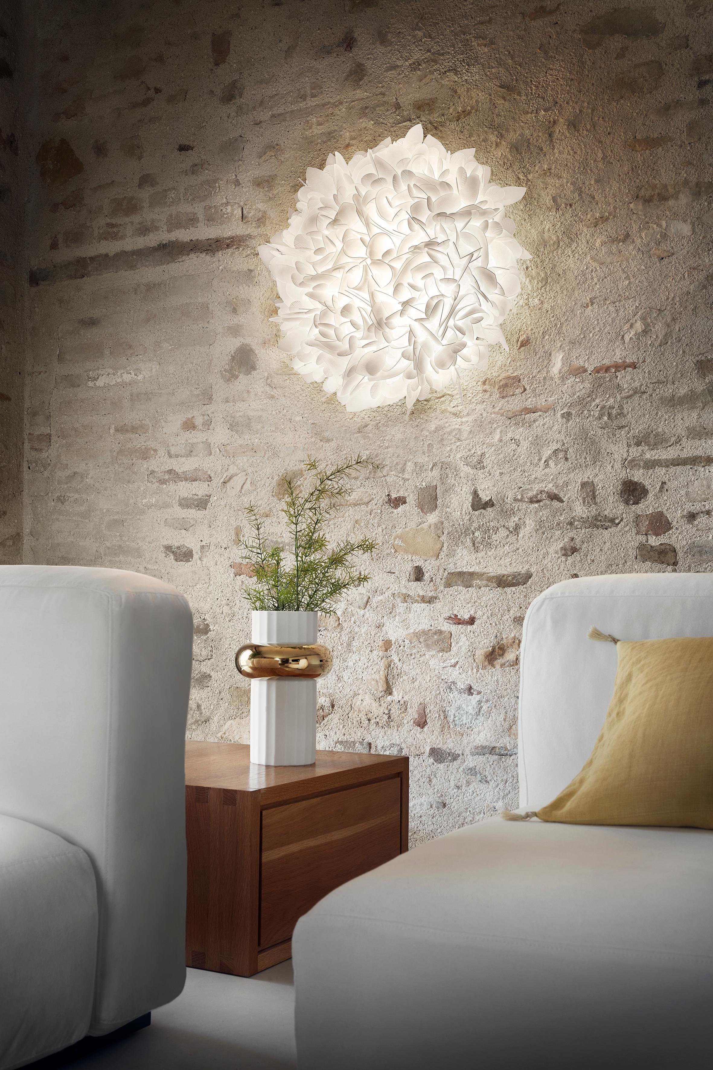 SLAMP Veli Large Flush Light in Foliage by Adriano Rachele In New Condition For Sale In Pomezia, Rome