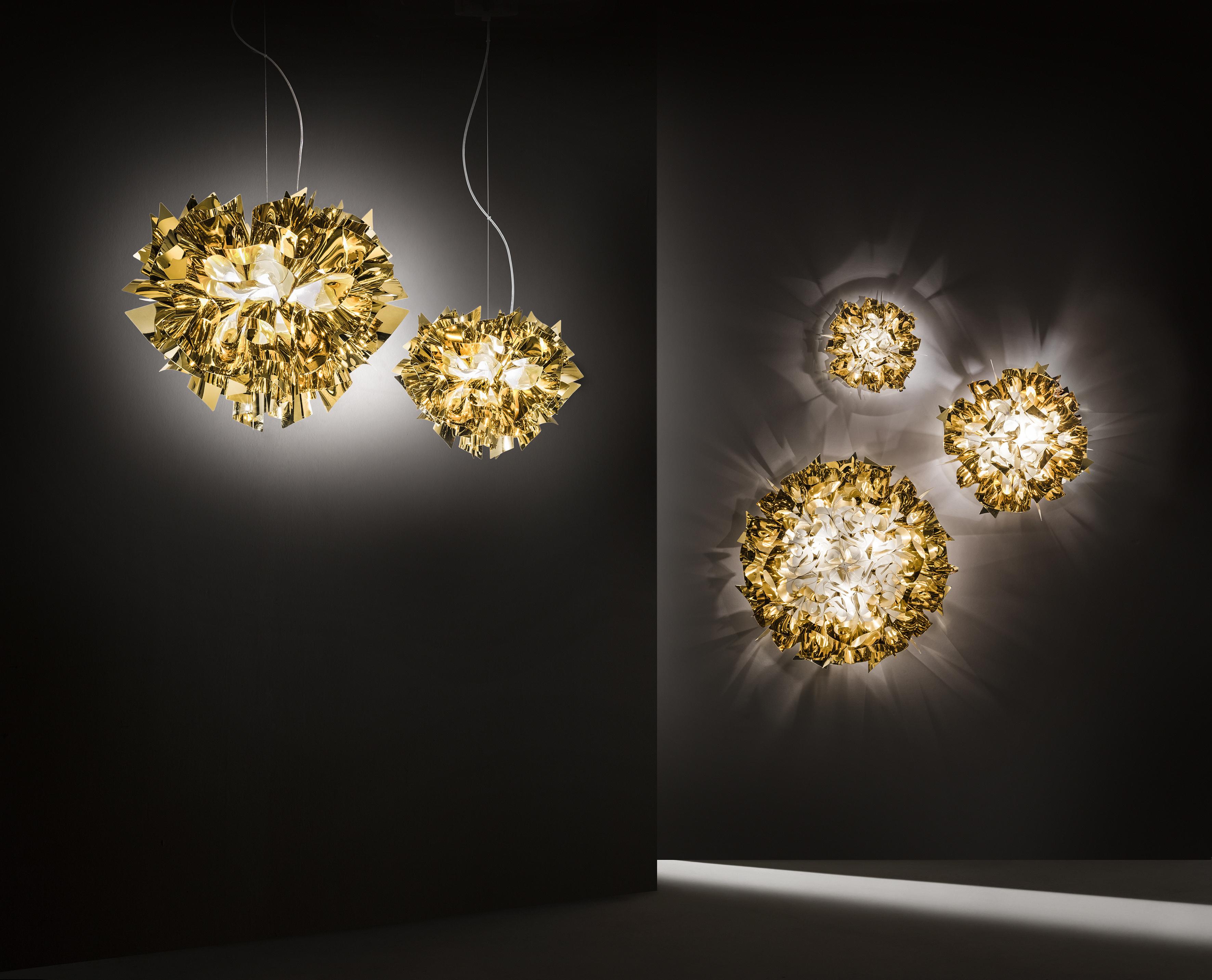 Grande lampe encastrée Veli en or Adriano Rachele Neuf - En vente à Pomezia, Rome