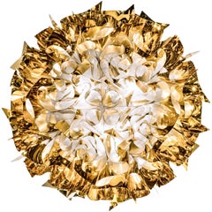 SLAMP Veli Large Flush Light in oro di Adriano Rachele
