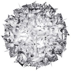 SLAMP Veli Large Flush Light in Silver di Adriano Rachele