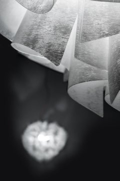 SLAMP Veli Large Suspension Light in Couture w/ Transp Wire by Adriano Rachele