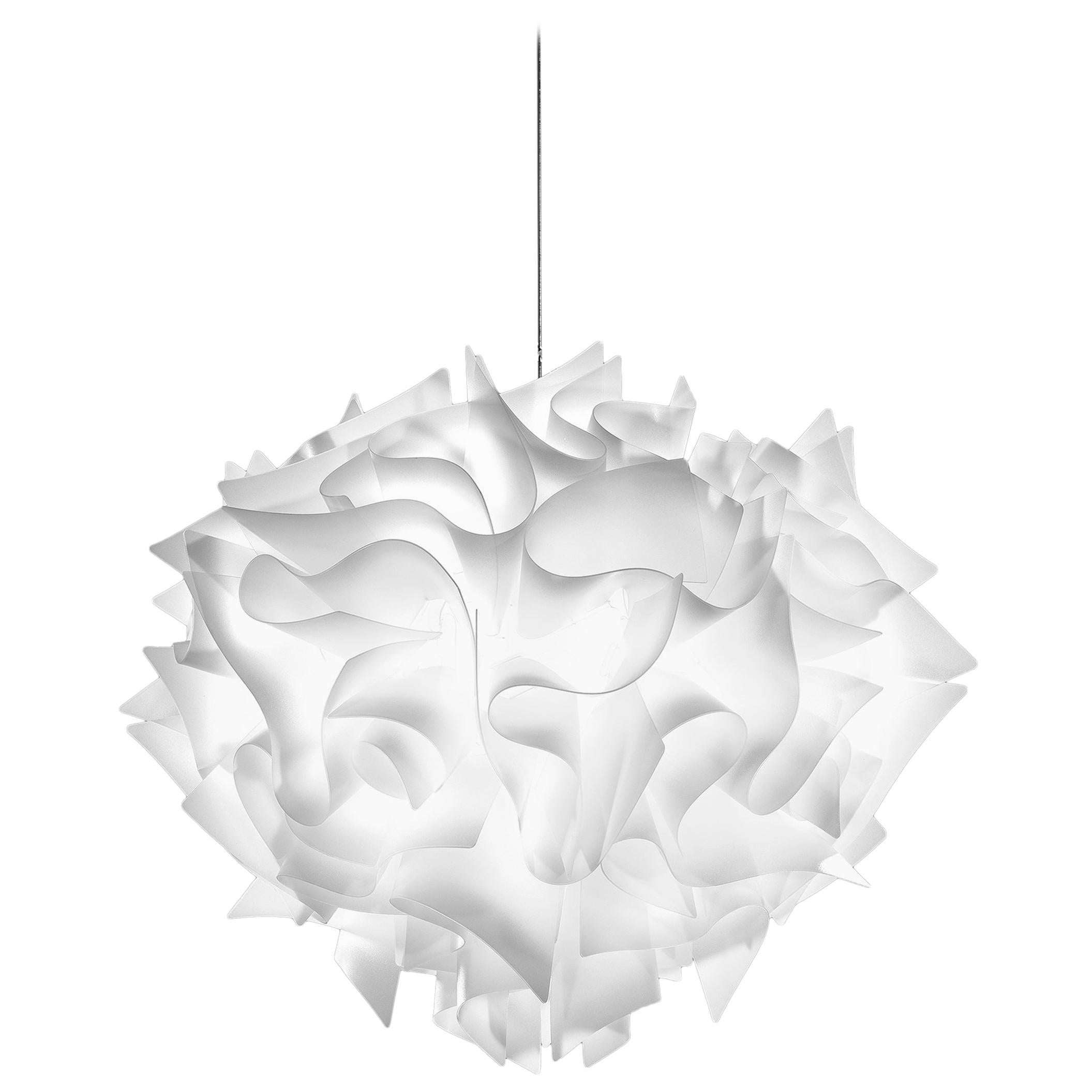 SLAMP Veli Large Suspension Light in Opal by Adriano Rachele For Sale