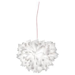 SLAMP Veli Medium Suspension Light in Foliage w/ Transp Wire by Adriano Rachele