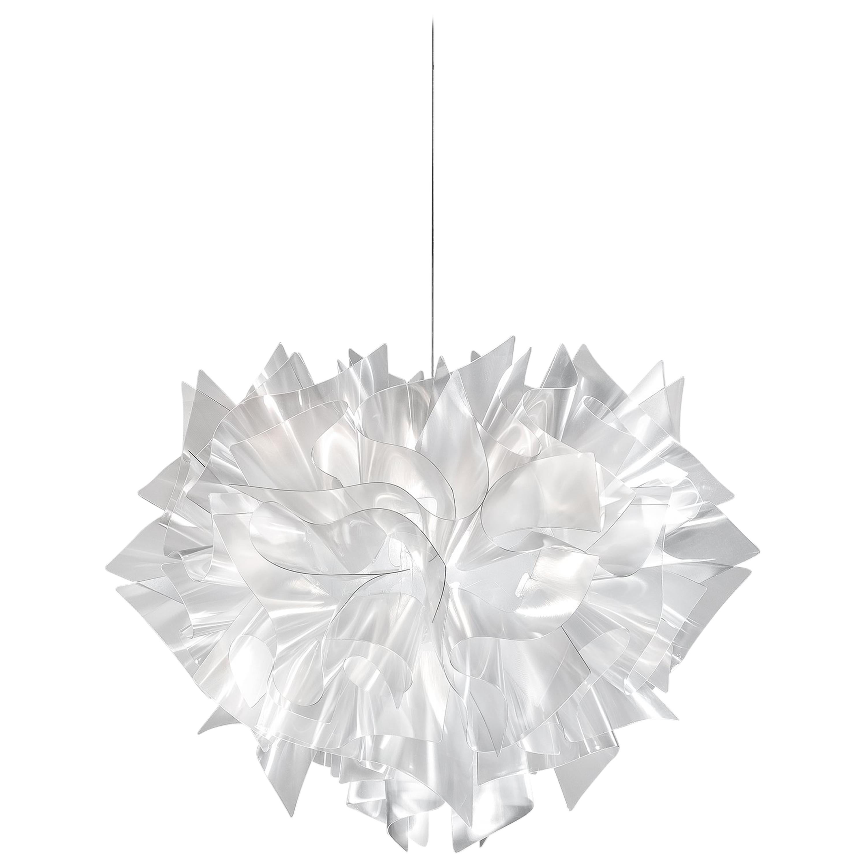 SLAMP Veli Medium Suspension Light in Prisma by Adriano Rachele For Sale