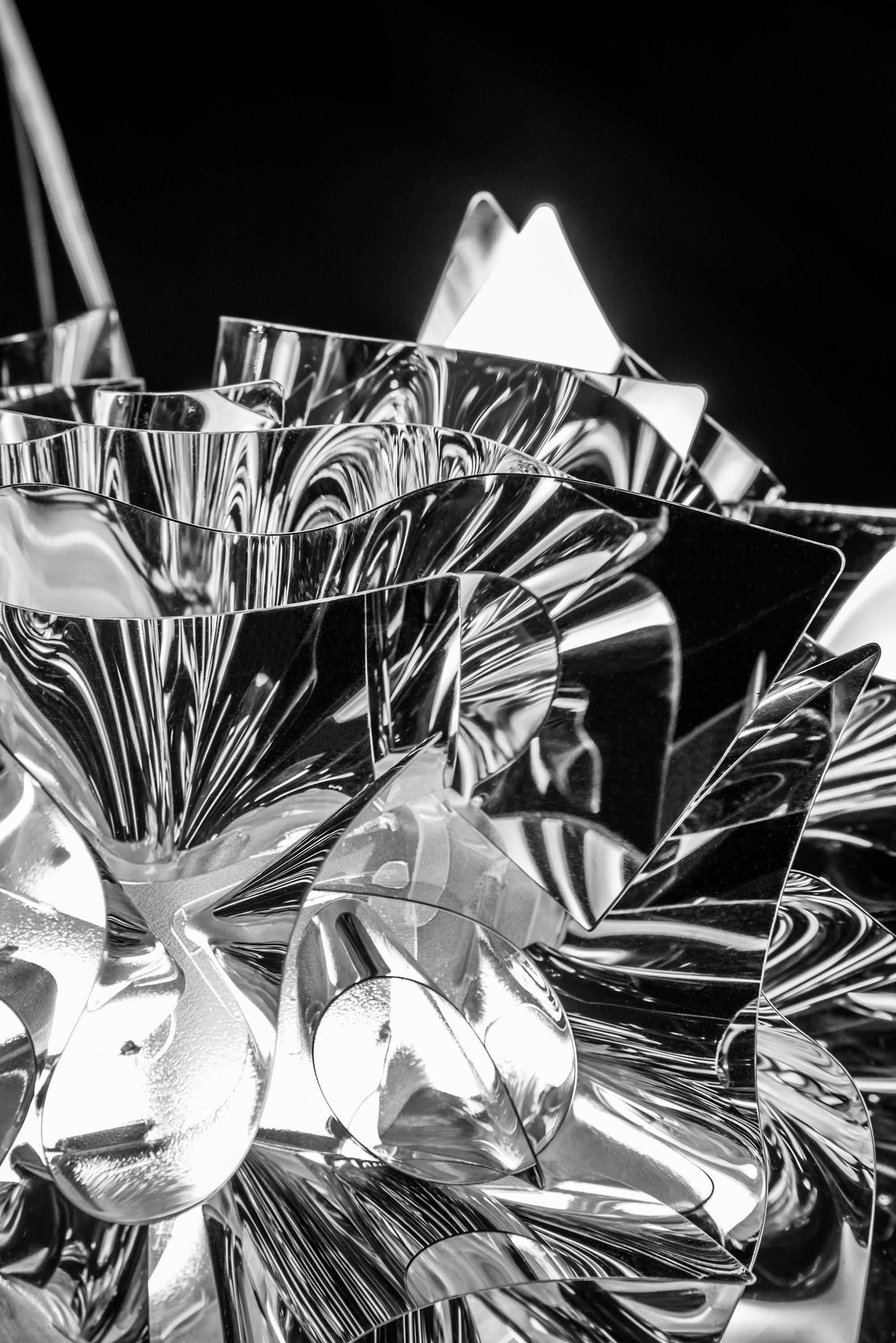SLAMP Veli Medium Hängeleuchte in Silber von Adriano Rachele im Zustand „Neu“ im Angebot in Pomezia, Rome