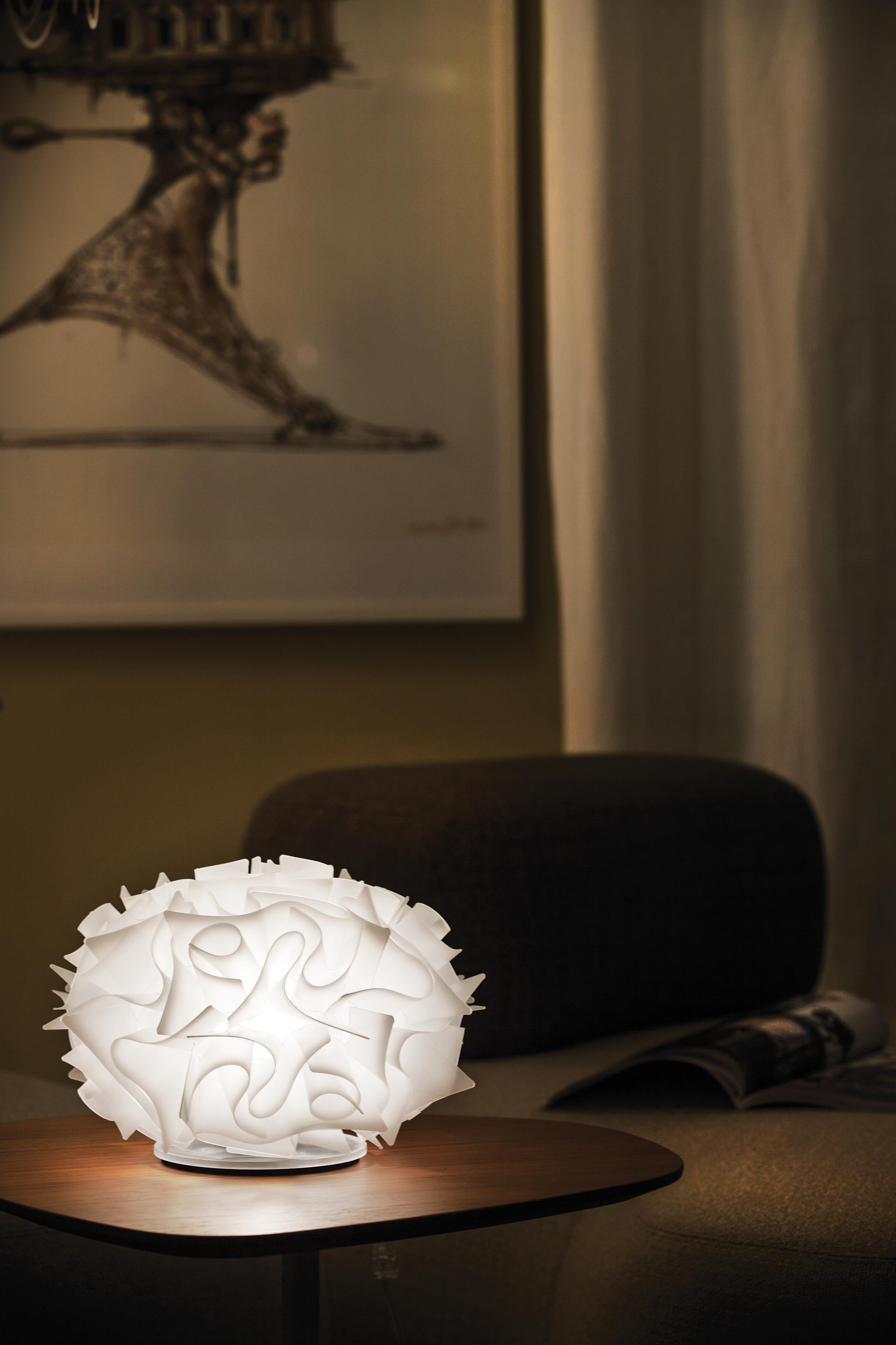 Contemporary SLAMP Veli Table Light in Opal by Andriano Rachele For Sale