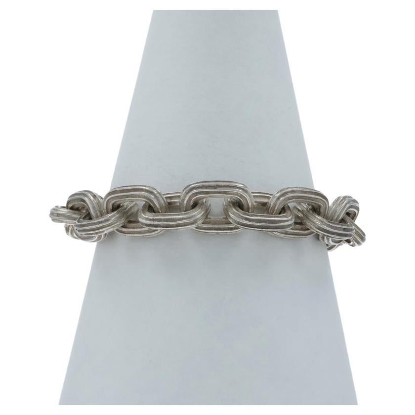 Slane
Slane Carnelian Fancy Cable Chain Bracelet 8 1/2" - Sterling 925 Rd Cab