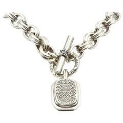 Slane & Slane Diamond Sterling Silver Necklace