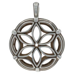 Slane & Slane Fenestra II Enhancer Pendant Pendant - Sterling Silver 925 Floral