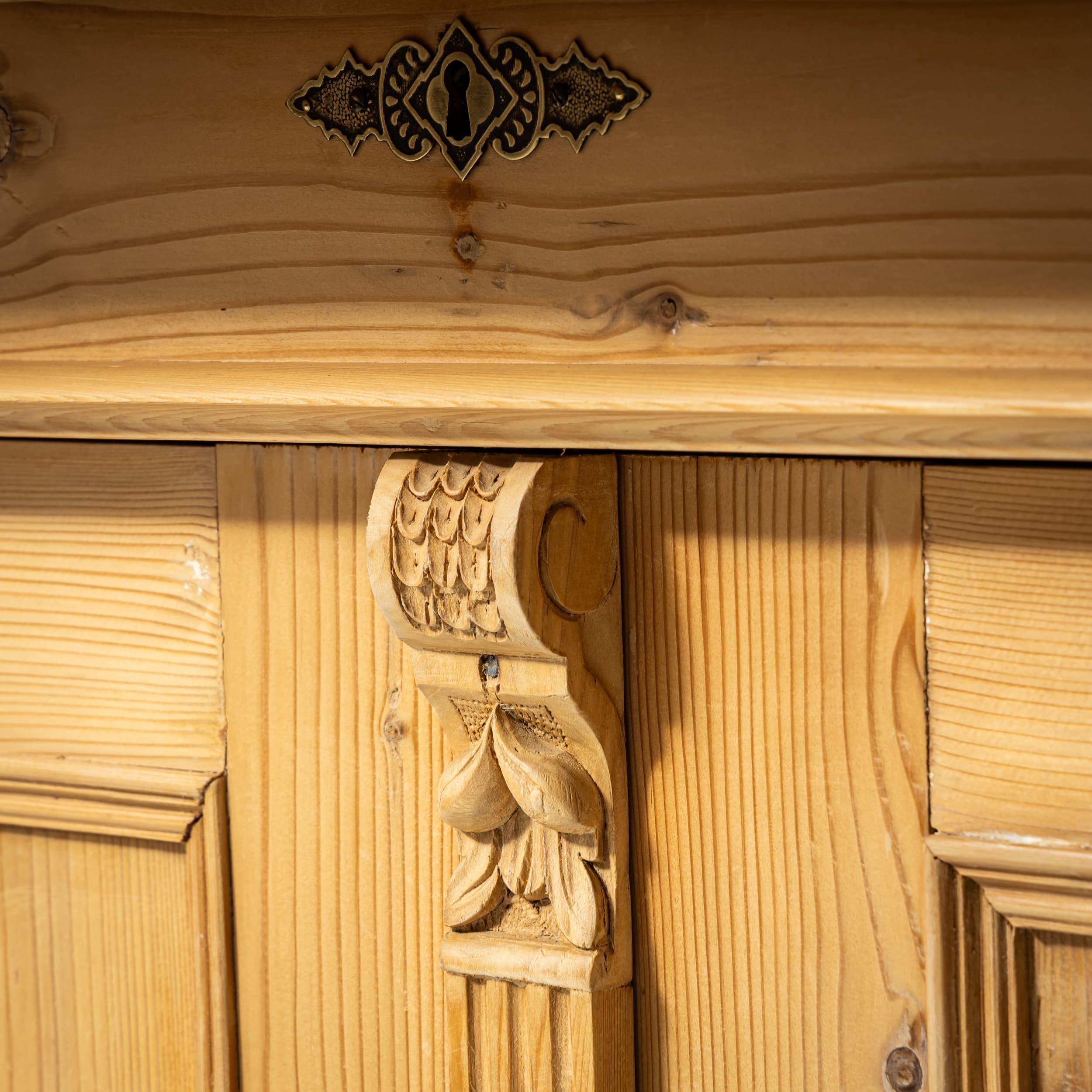 Slant-Front Desk in Softwood, Germany, Late 19th Century For Sale 2