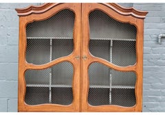 Slant Front Secretary Bookcase In French Country Style