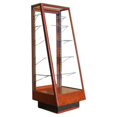 Slant Front Upright Store Display Case