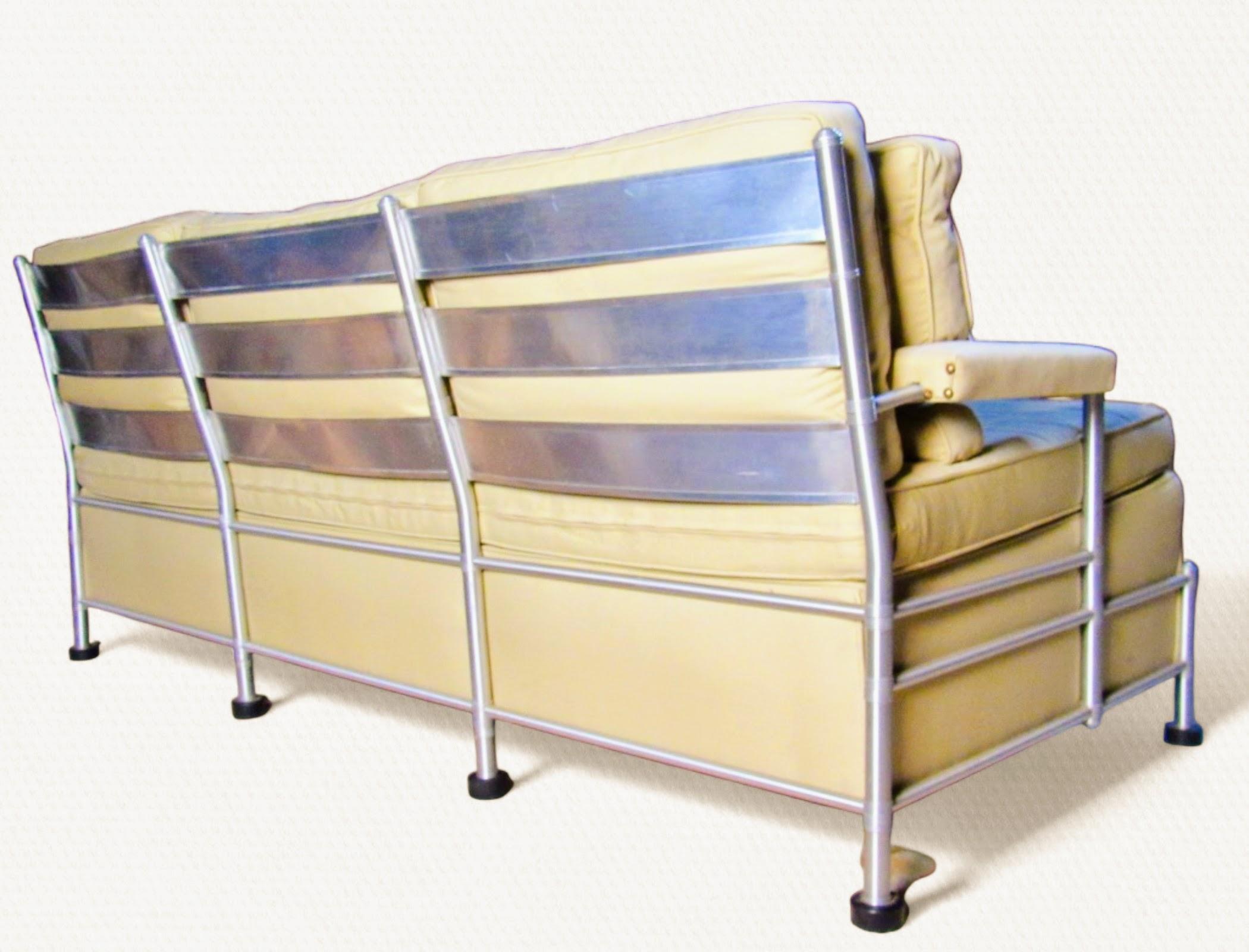 Lattenrost-Dreisitzsofa Warren McArthur 1930er Jahre im Zustand „Gut“ im Angebot in Camden, ME