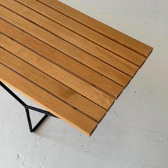 Slat Bench by Harry Bertoia for Knoll