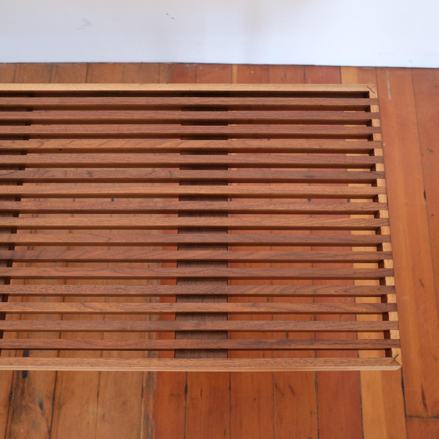Slat Coffee Table or Bench by Mel Smilow 3